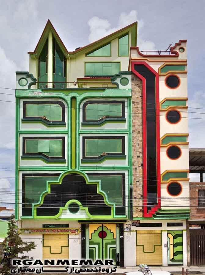 خانه های رنگارنگ بولیوی