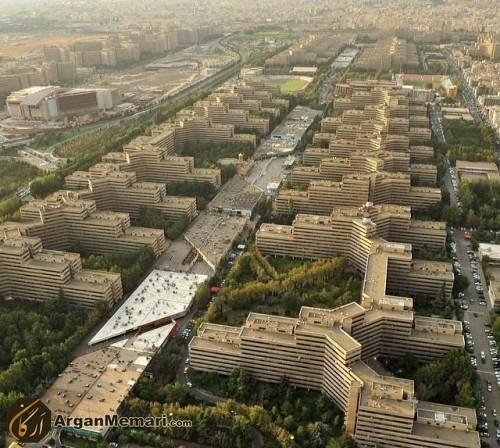 معماری شهرک مسکونی اکباتان