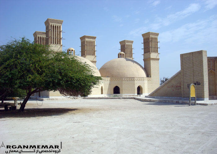 آب انبار پنج بادگیر کیش