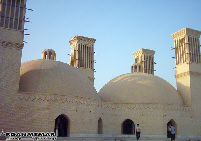 آب انبار پنج بادگیر کیش