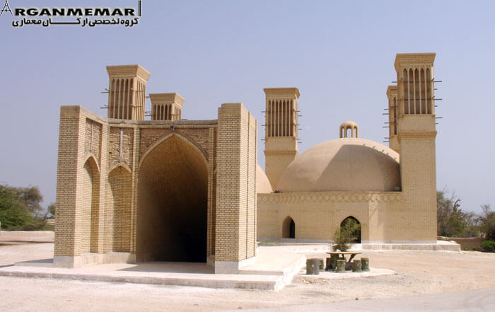آب انبار پنج بادگیر کیش