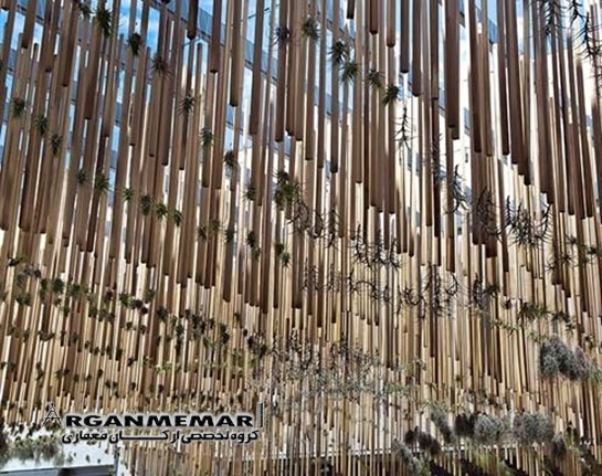 تعلیق باغ هوایی در موزه هنرهای معاصر