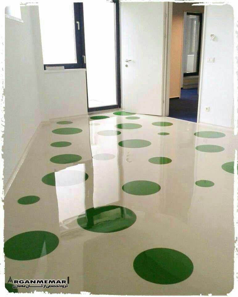 کف پوش رنگارنگ